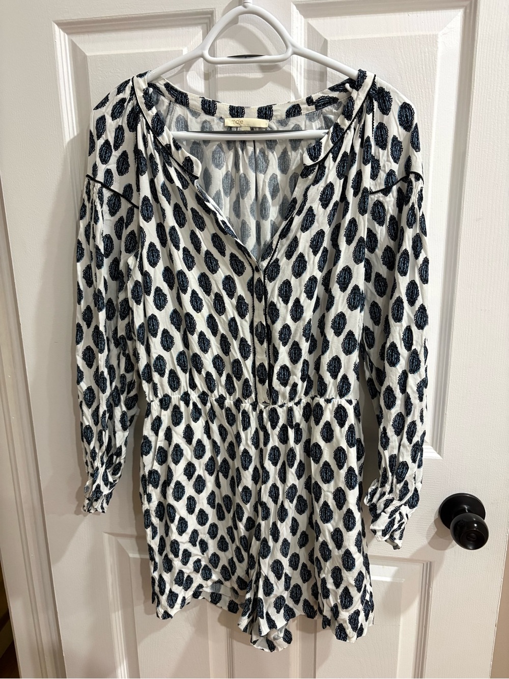 Maje Istre printed romper